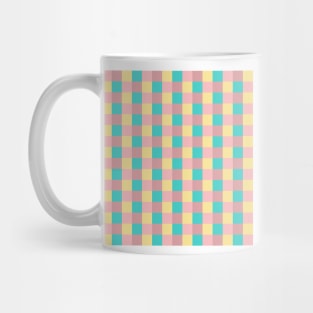 Seamless Checkered Geometric Pattern Mug